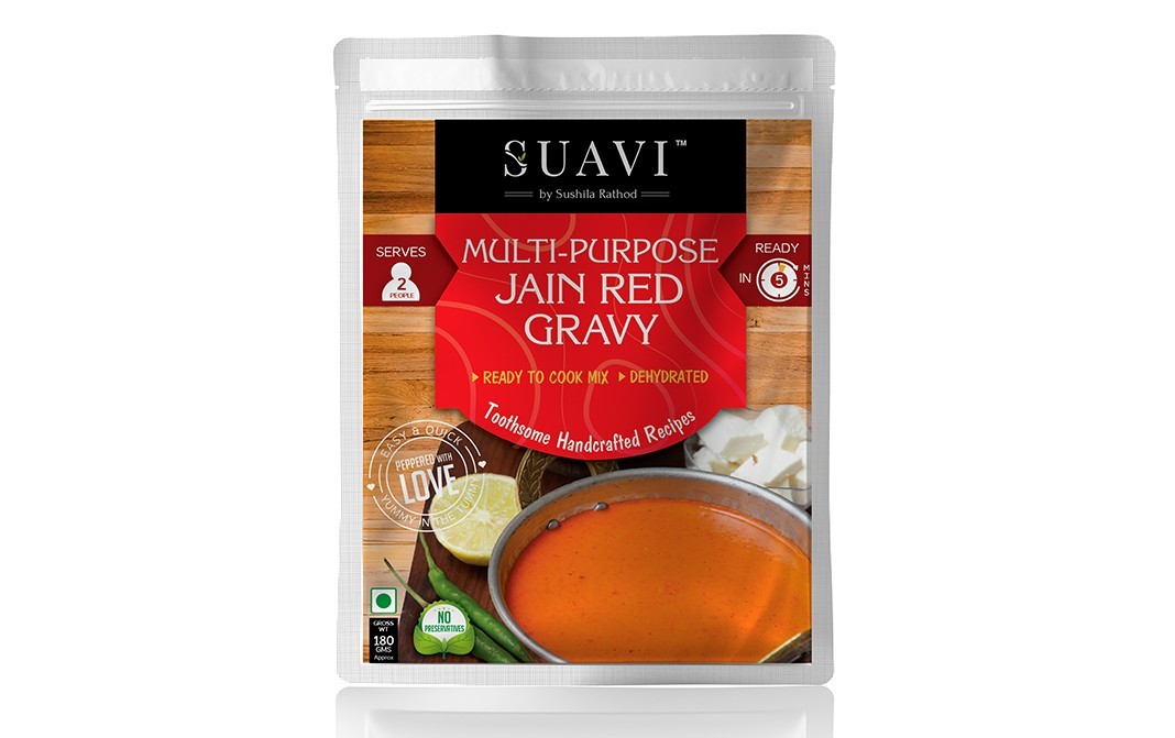 Suavi Multi-Purpose Jain Red Gravy   Pack  35 grams